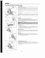 Предварительный просмотр 34 страницы Husqvarna HUSKYLOCK 1002 Handbook