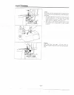 Предварительный просмотр 27 страницы Husqvarna HUSKYLOCK 800 Handbook