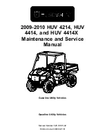 Husqvarna HUV 4214 2009 Maintenance And Service Manual preview