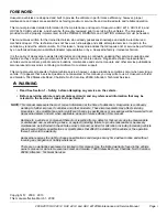 Preview for 3 page of Husqvarna HUV 4214 2009 Maintenance And Service Manual