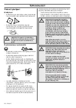 Preview for 32 page of Husqvarna J-handle barrier 536LiLX Operator'S Manual