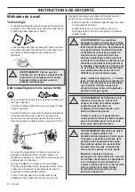 Preview for 50 page of Husqvarna J-handle barrier 536LiLX Operator'S Manual