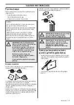 Preview for 121 page of Husqvarna J-handle barrier 536LiLX Operator'S Manual