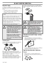 Preview for 148 page of Husqvarna J-handle barrier 536LiLX Operator'S Manual