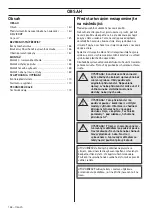 Preview for 164 page of Husqvarna J-handle barrier 536LiLX Operator'S Manual