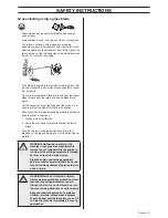 Предварительный просмотр 5 страницы Husqvarna J-handle set 335L X-series Operator'S Manual