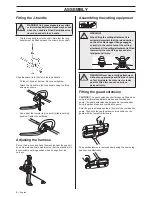 Предварительный просмотр 6 страницы Husqvarna J-handle set 335L X-series Operator'S Manual