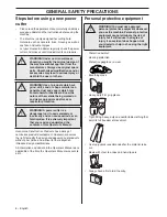 Preview for 6 page of Husqvarna K 3000 Cut-n-Break Operator'S Manual