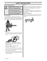 Preview for 14 page of Husqvarna K 3000 Cut-n-Break Operator'S Manual