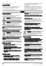 Preview for 4 page of Husqvarna K 7000 Ring Operator'S Manual