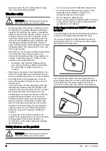 Preview for 8 page of Husqvarna K 7000 Ring Operator'S Manual