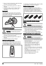 Preview for 10 page of Husqvarna K 7000 Ring Operator'S Manual