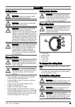 Preview for 11 page of Husqvarna K 7000 Ring Operator'S Manual