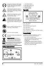 Preview for 4 page of Husqvarna K 7000 Operator'S Manual