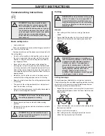 Предварительный просмотр 9 страницы Husqvarna K 750 SpeedMill Operator'S Manual