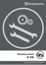 Husqvarna K 750 Workshop Manual preview