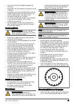 Preview for 49 page of Husqvarna K 770 Dry Cut Operator'S Manual