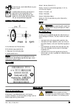 Preview for 73 page of Husqvarna K 770 Dry Cut Operator'S Manual