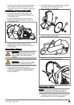 Preview for 85 page of Husqvarna K 770 Dry Cut Operator'S Manual