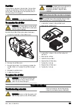 Preview for 133 page of Husqvarna K 770 Dry Cut Operator'S Manual