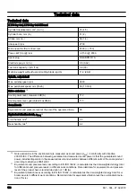 Preview for 136 page of Husqvarna K 770 Dry Cut Operator'S Manual