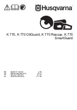 Husqvarna K 770 Operator'S Manual preview