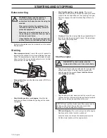 Preview for 18 page of Husqvarna K 970 Chain Operator'S Manual