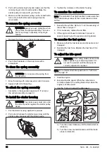 Предварительный просмотр 30 страницы Husqvarna K 970 III, K 970 III Rescue, K 970 SmartGuard Operator'S Manual