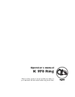 Husqvarna K 970 Ring Operator'S Manual preview