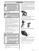 Предварительный просмотр 15 страницы Husqvarna K 970 Ring Operator'S Manual