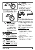 Preview for 59 page of Husqvarna K1 PACE Operator'S Manual