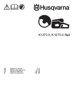 Husqvarna K1270 II R Operator'S Manual preview