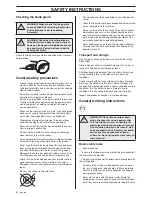 Preview for 8 page of Husqvarna K3000 EL Operator'S Manual