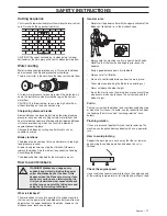 Preview for 11 page of Husqvarna K650 Cut-n-break Operator'S Manual