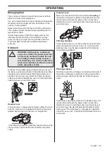 Preview for 19 page of Husqvarna K6500 II Chain Operator'S Manual