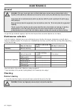 Preview for 22 page of Husqvarna K6500 II Chain Operator'S Manual