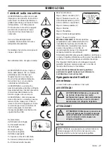 Preview for 27 page of Husqvarna K6500 II Chain Operator'S Manual