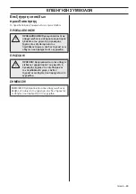 Preview for 83 page of Husqvarna K6500 II Chain Operator'S Manual