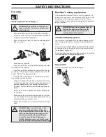 Предварительный просмотр 7 страницы Husqvarna K960 Chain Operator'S Manual