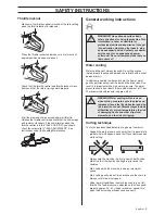 Предварительный просмотр 9 страницы Husqvarna K960 Chain Operator'S Manual