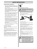 Preview for 8 page of Husqvarna K960 Rescue Operator'S Manual