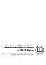 Husqvarna K970 II Chain Operator'S Manual preview
