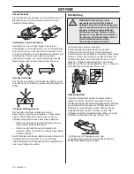 Preview for 20 page of Husqvarna K970 II Rescue Operator'S Manual