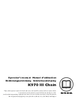 Husqvarna K970 IIl Chain Operator'S Manual preview