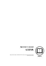 Husqvarna L221A Operator'S Manual предпросмотр