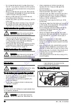 Предварительный просмотр 11 страницы Husqvarna LF 100 Operator'S Manual