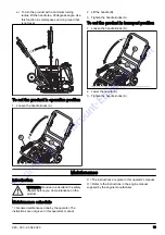 Предварительный просмотр 14 страницы Husqvarna LF 100 Operator'S Manual