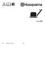 Предварительный просмотр 1 страницы Husqvarna LG 400 Operator'S Manual