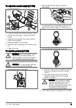 Предварительный просмотр 11 страницы Husqvarna LH 700 Operator'S Manual