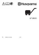 Preview for 1 page of Husqvarna LP 6500 Operator'S Manual